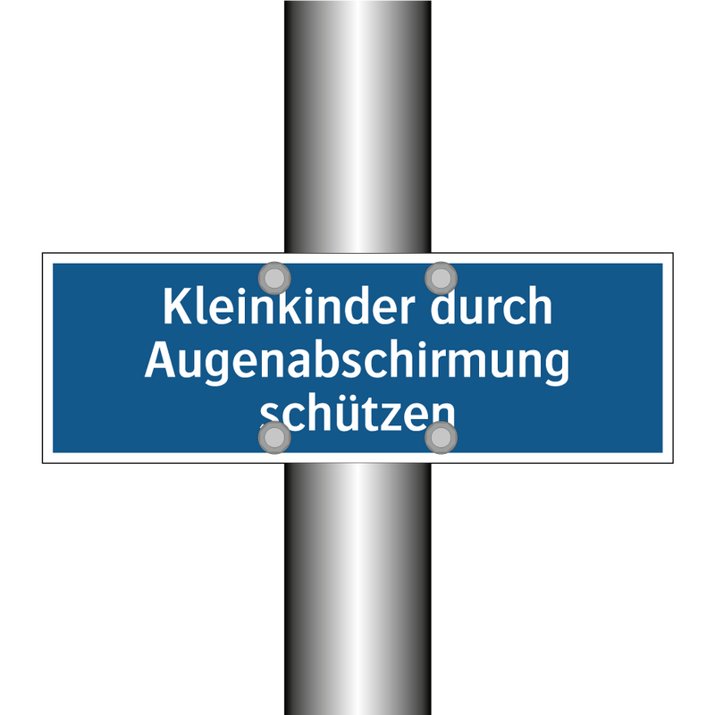 Kleinkinder durch Augenabschirmung schützen