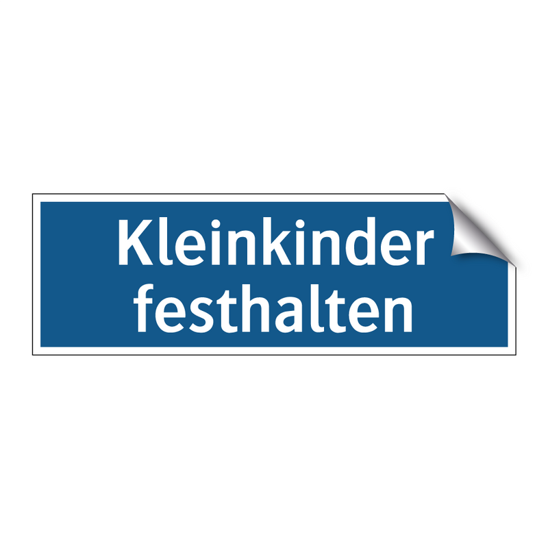 Kleinkinder festhalten