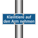 Kleintiere auf den Arm nehmen