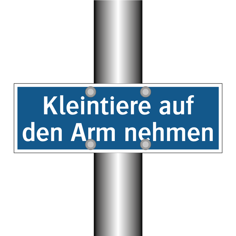Kleintiere auf den Arm nehmen