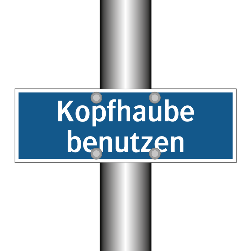 Kopfhaube benutzen
