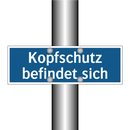 Kopfschutz befindet sich