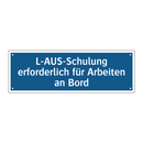 L-AUS-Schulung erforderlich für Arbeiten an Bord