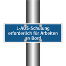 L-AUS-Schulung erforderlich für Arbeiten an Bord