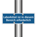Laborkittel ist in diesem Bereich erforderlich