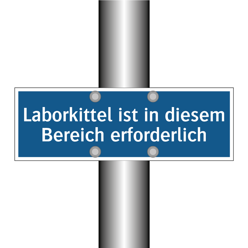 Laborkittel ist in diesem Bereich erforderlich
