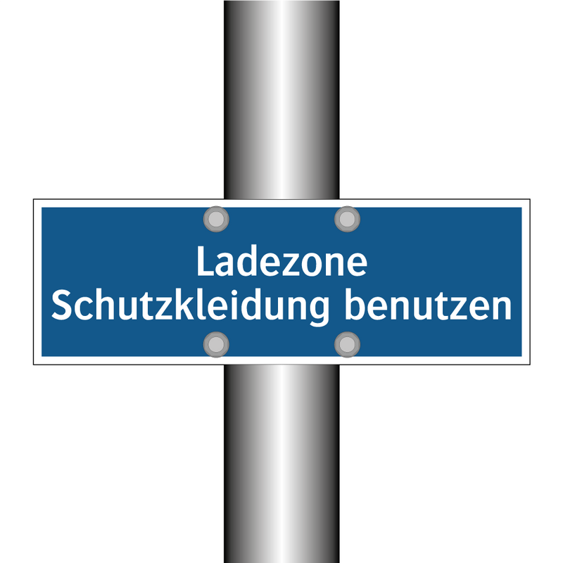 Ladezone Schutzkleidung benutzen