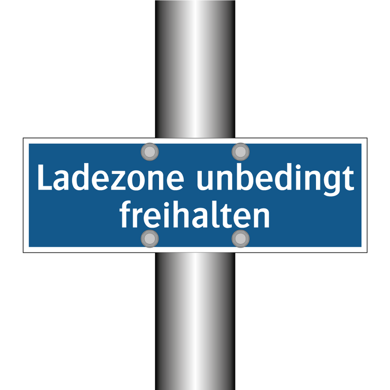 Ladezone unbedingt freihalten