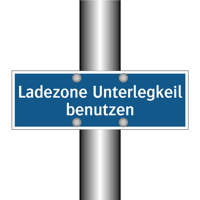 Ladezone Unterlegkeil benutzen