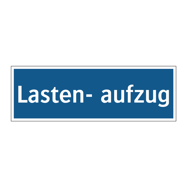Lasten- aufzug