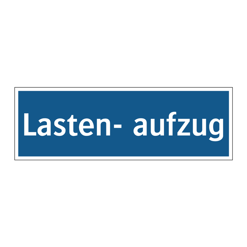 Lasten- aufzug