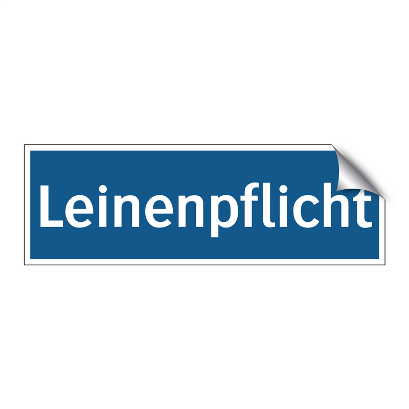 Leinenpflicht