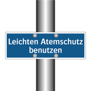 Leichten Atemschutz benutzen