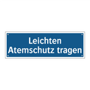 Leichten Atemschutz tragen