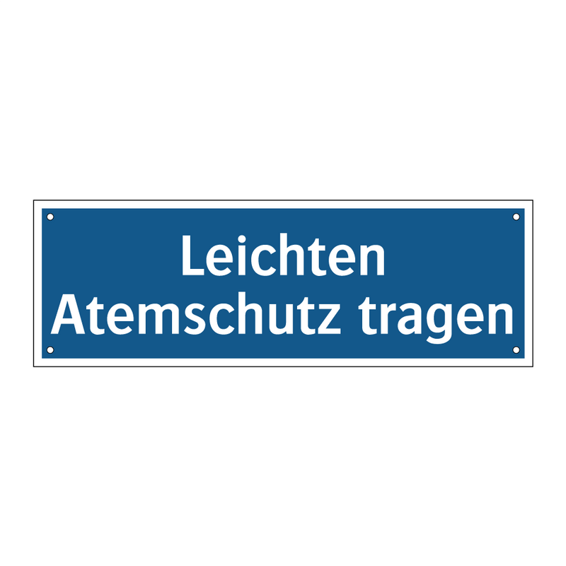 Leichten Atemschutz tragen