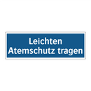 Leichten Atemschutz tragen