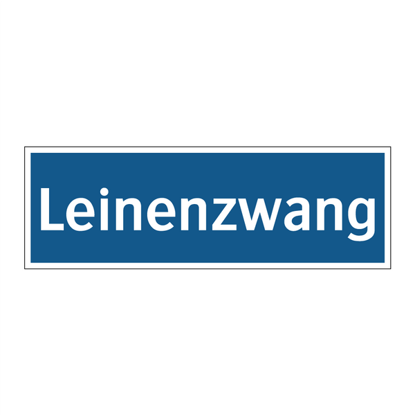 Leinenzwang