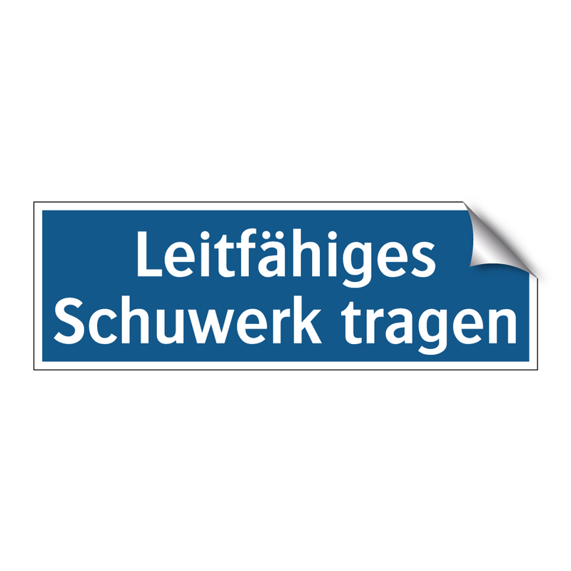 Leitfähiges Schuwerk tragen