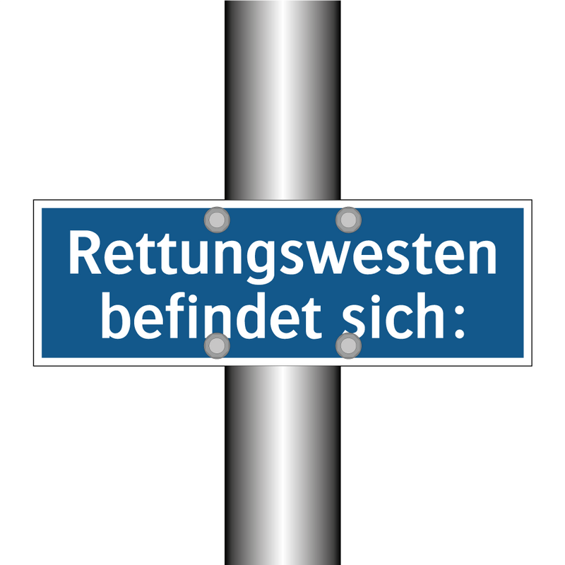 Rettungswesten befindet sich: