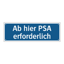 Ab hier PSA erforderlich