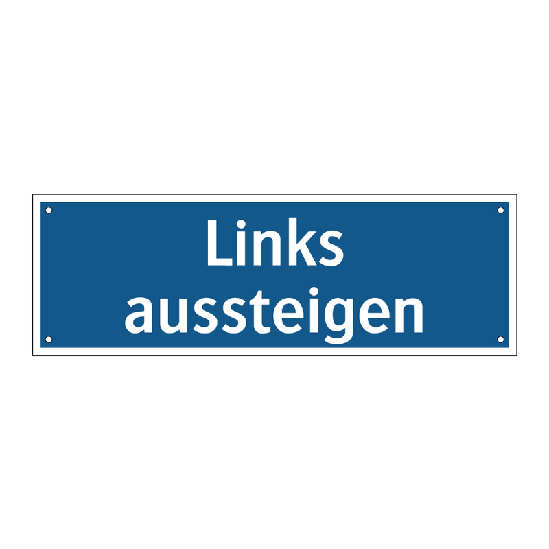 Links aussteigen