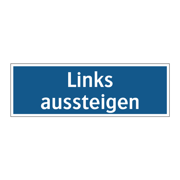 Links aussteigen