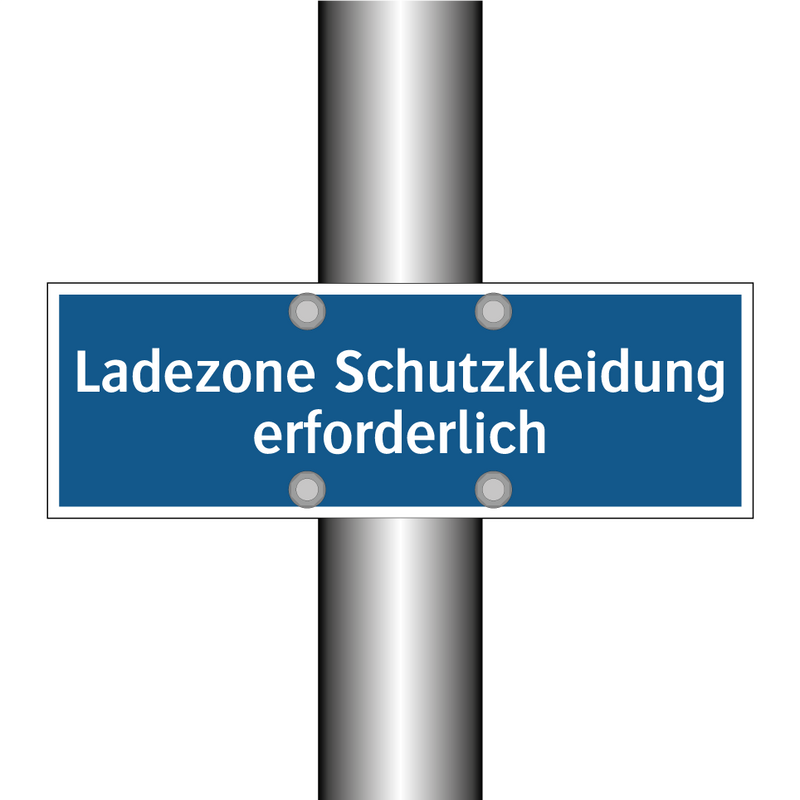 Ladezone Schutzkleidung erforderlich