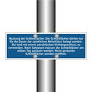 Nutzung der Schließfächer. Die Schließfächer dürfen nur für die Dauer der sportlichen Aktivitäten /…/