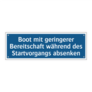 Boot mit geringerer Bereitschaft während des Startvorgangs absenken