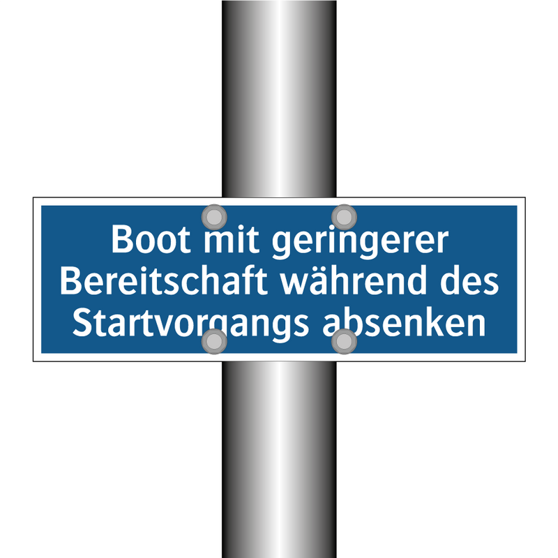 Boot mit geringerer Bereitschaft während des Startvorgangs absenken
