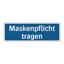 Maskenpflicht tragen