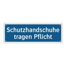 Schutzhandschuhe tragen Pflicht