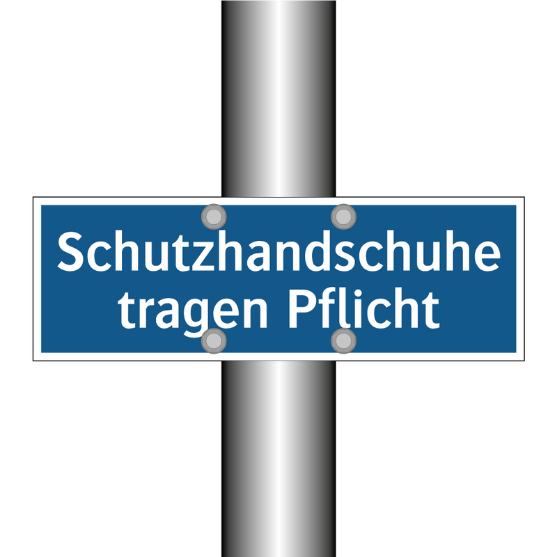Schutzhandschuhe tragen Pflicht