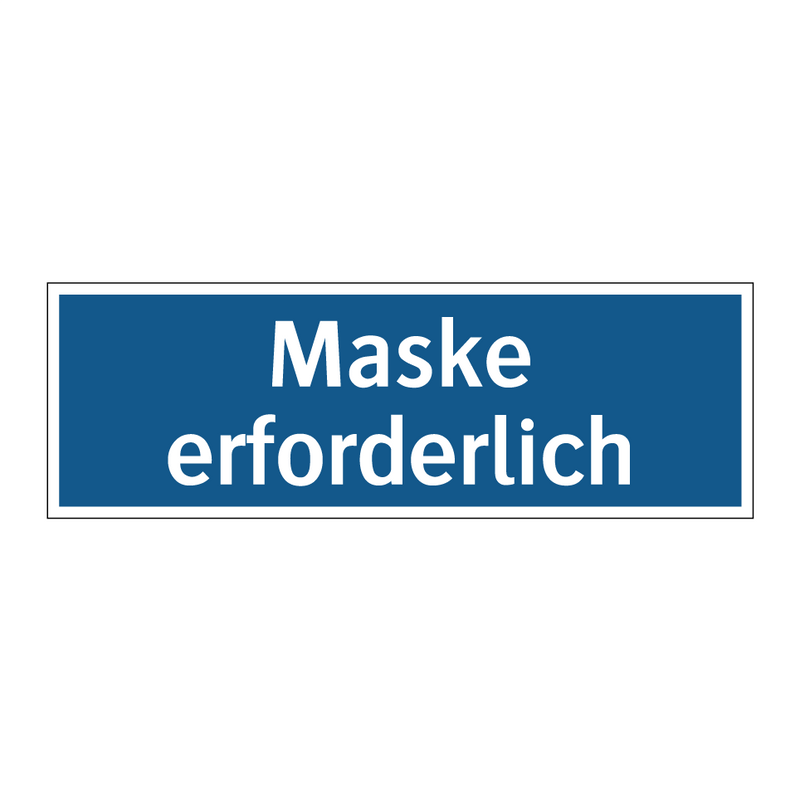 Maske erforderlich