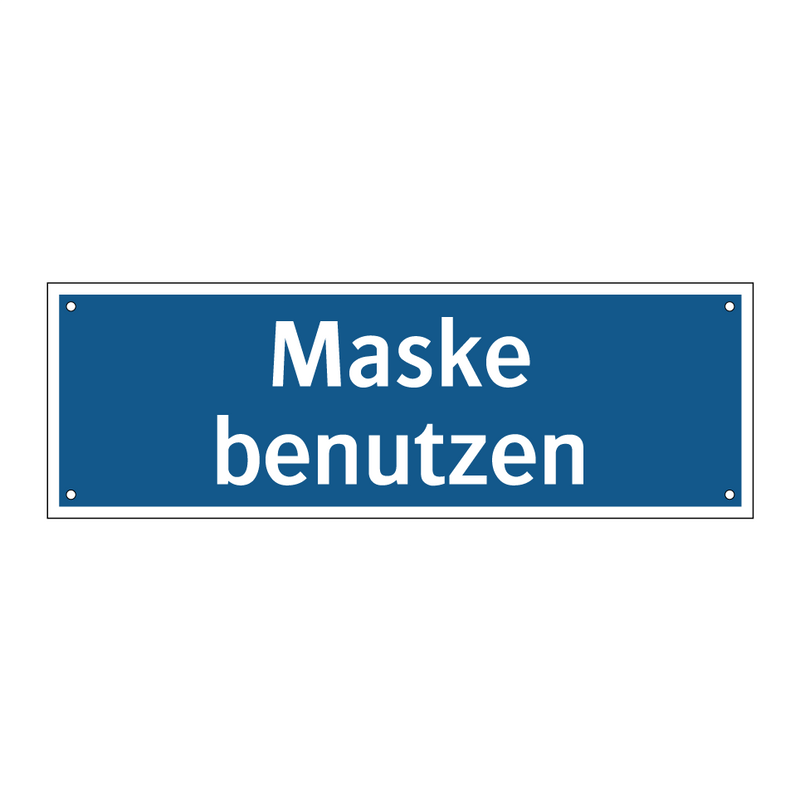 Maske benutzen