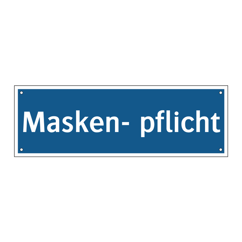 Masken- pflicht