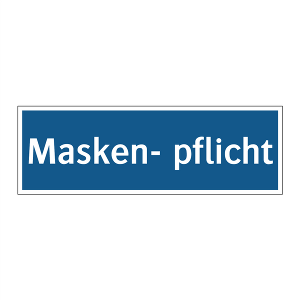 Masken- pflicht