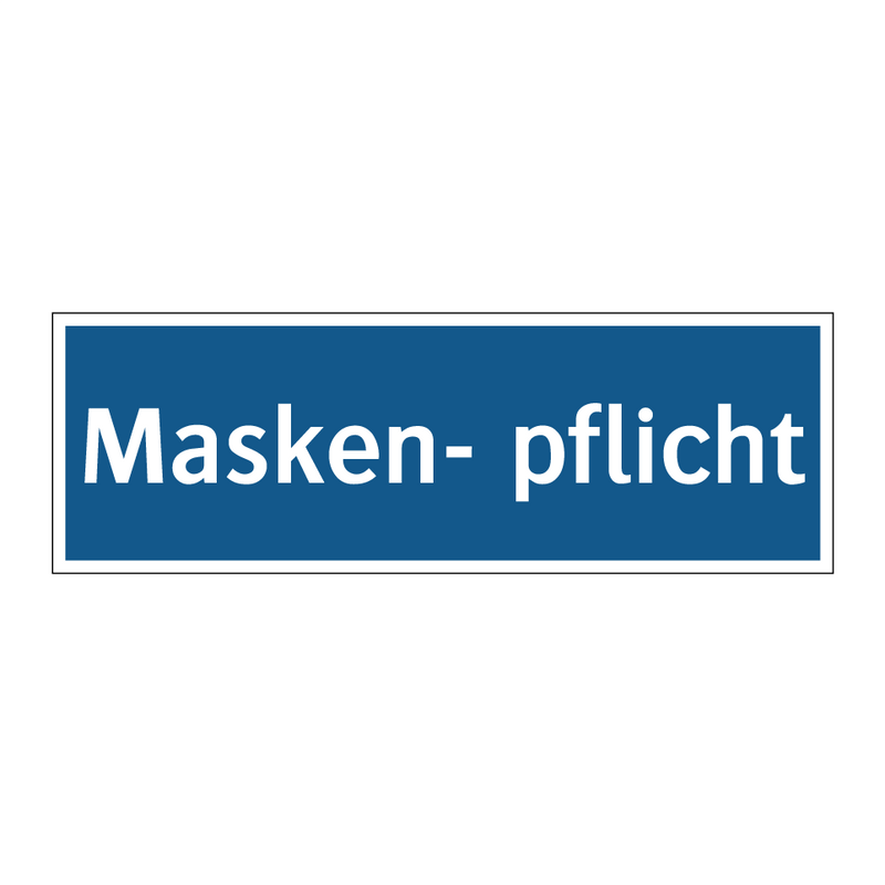 Masken- pflicht