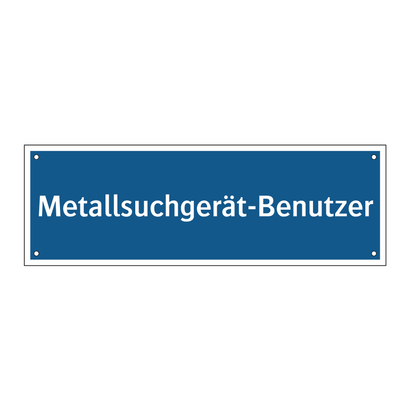 Metallsuchgerät-Benutzer