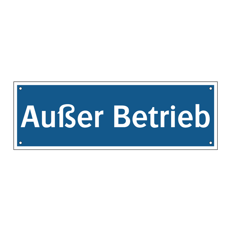 Außer Betrieb