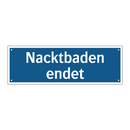 Nacktbaden endet