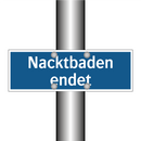 Nacktbaden endet
