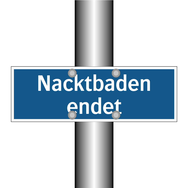 Nacktbaden endet