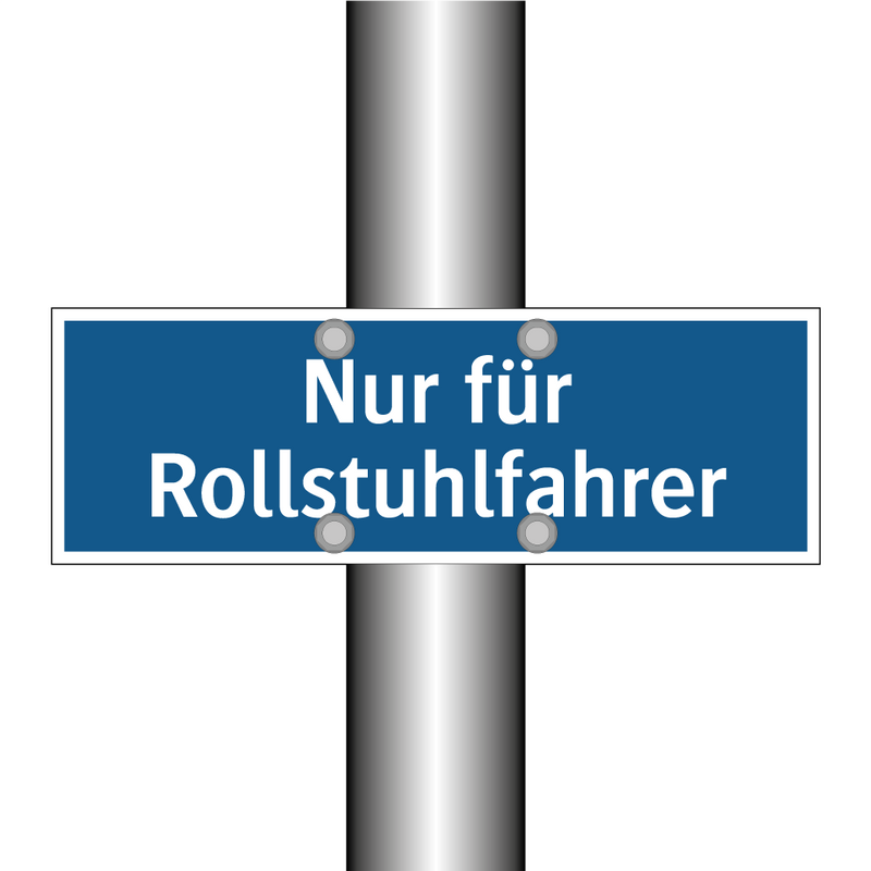 Nur für Rollstuhlfahrer