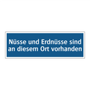 Nüsse und Erdnüsse sind an diesem Ort vorhanden