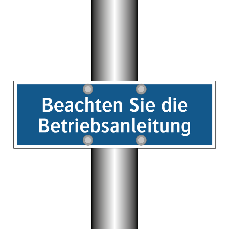 Beachten Sie die Betriebsanleitung