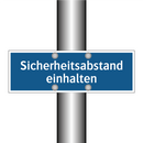 Sicherheitsabstand einhalten