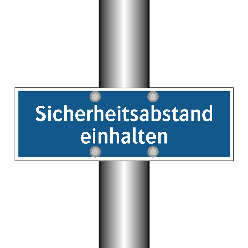 Sicherheitsabstand einhalten