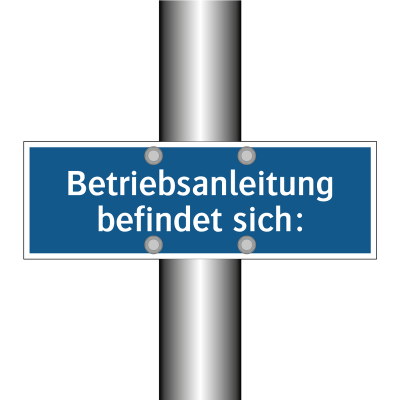 Betriebsanleitung befindet sich:
