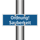Ordnung! Sauberkeit